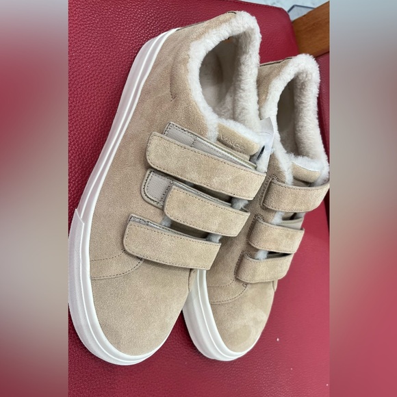 Brand new Vince shearling lined sneakers